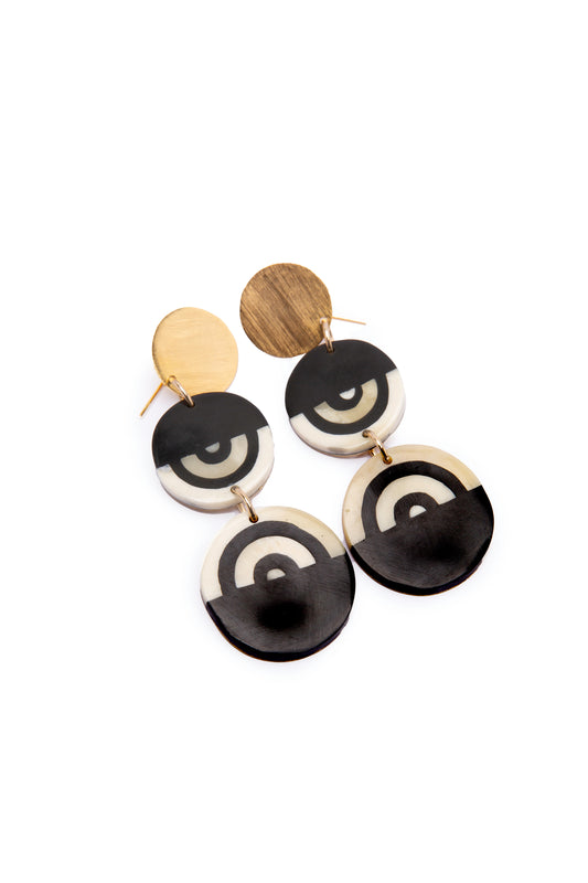 Marq.Corn Rond Earrings
