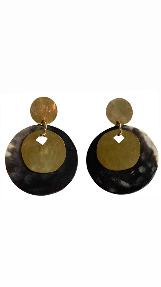 Bo Pi Round Earrings
