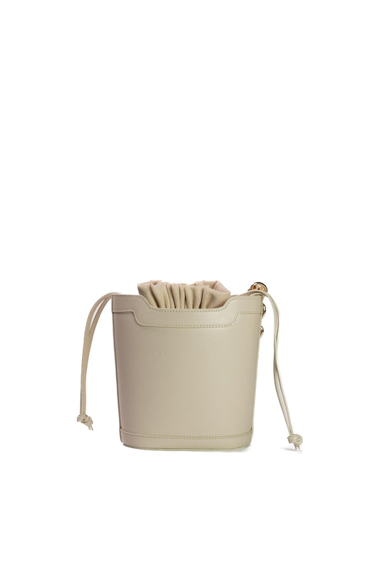 Dina Ivory Bucket Bag