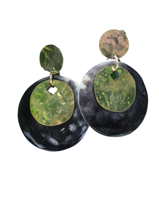 Bo Pi Round Earrings